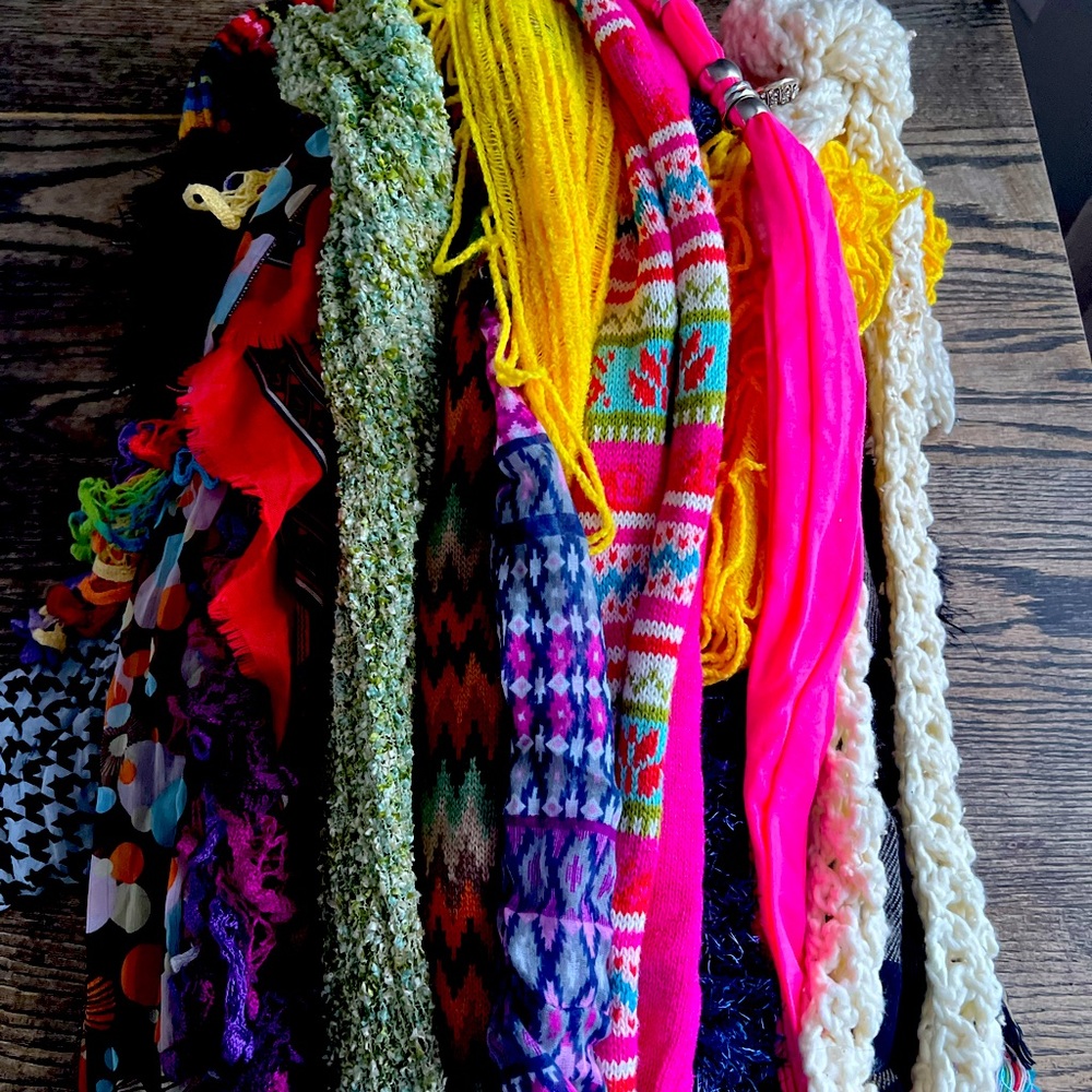 Scarf bundle all sorts and styles